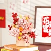Eternal New Year Flower Bouquet Bonsai Potted Plant Micro Building Blocks Model Home Decoration Toy For Kid Birthday Gift﻿ ﻿ 12