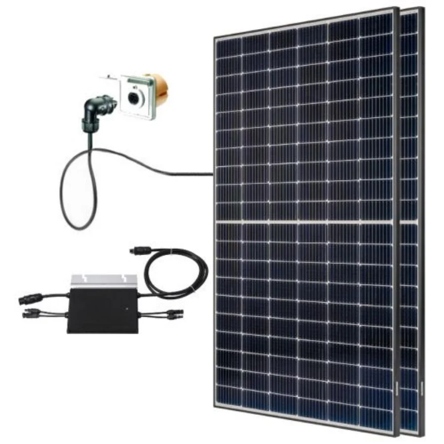 Solar Single Module Panel Photovoltaic Home Kit