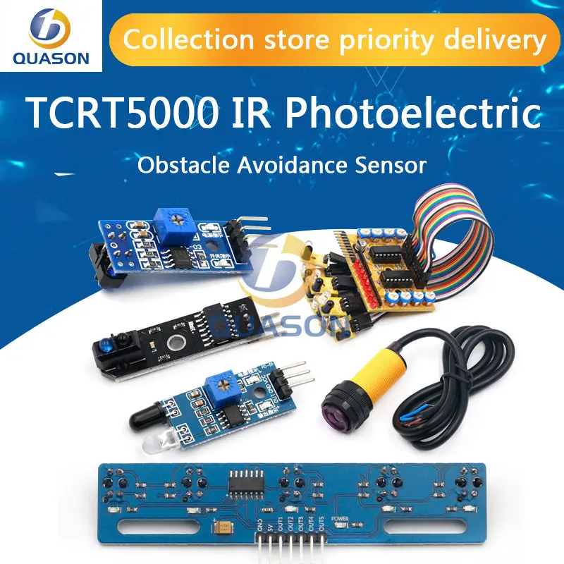 TCRT5000 IR Infrared Line Track Follower Sensor TCRT5000L Obstacle Avoidanc For Arduino AVR ARM PIC DC 5V