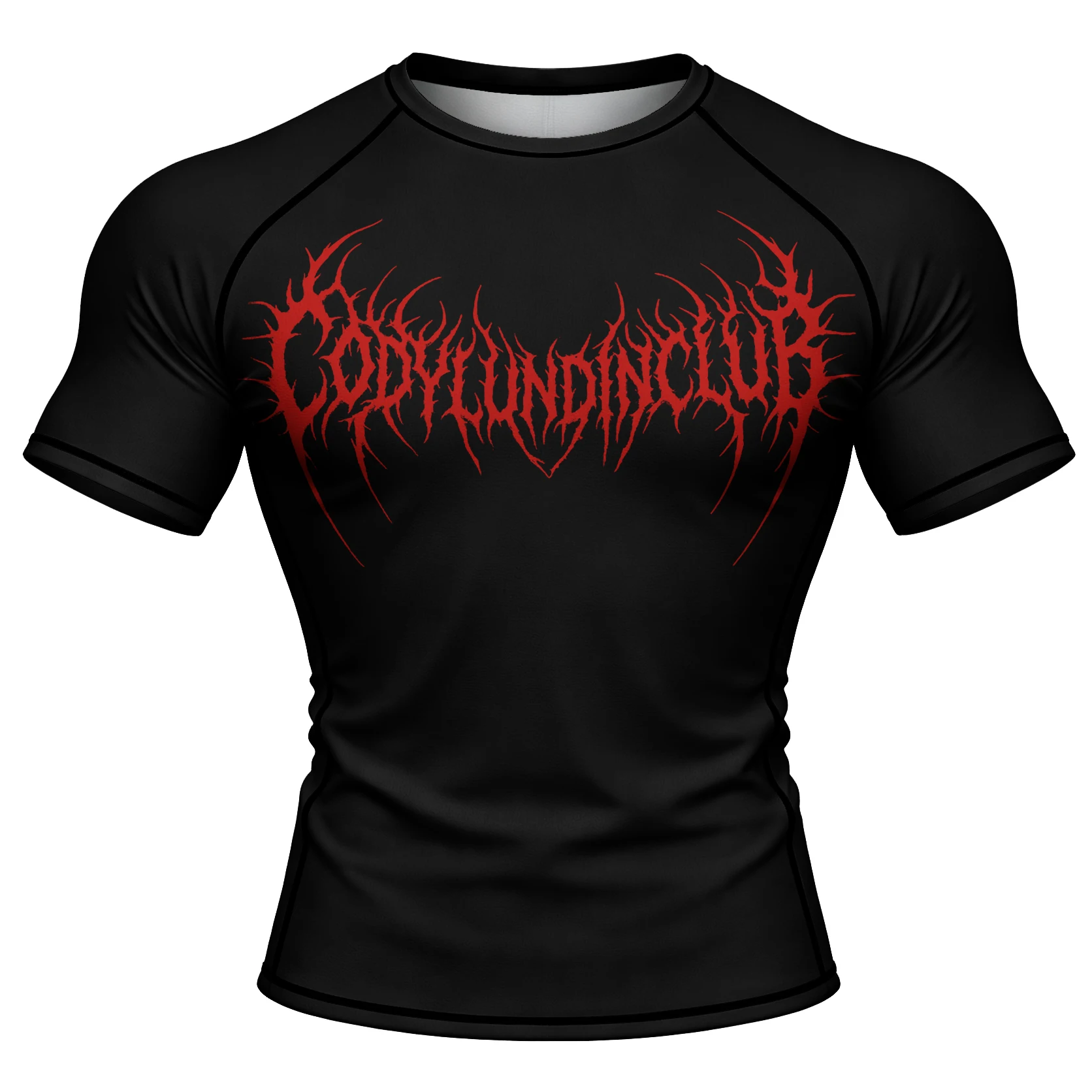 Cody Lundin Dragon Graphic Compression Shirt Men Black Short Sleeve Athletic Base Layer Cool Streetwear Gym Rash Guard Quick Dry