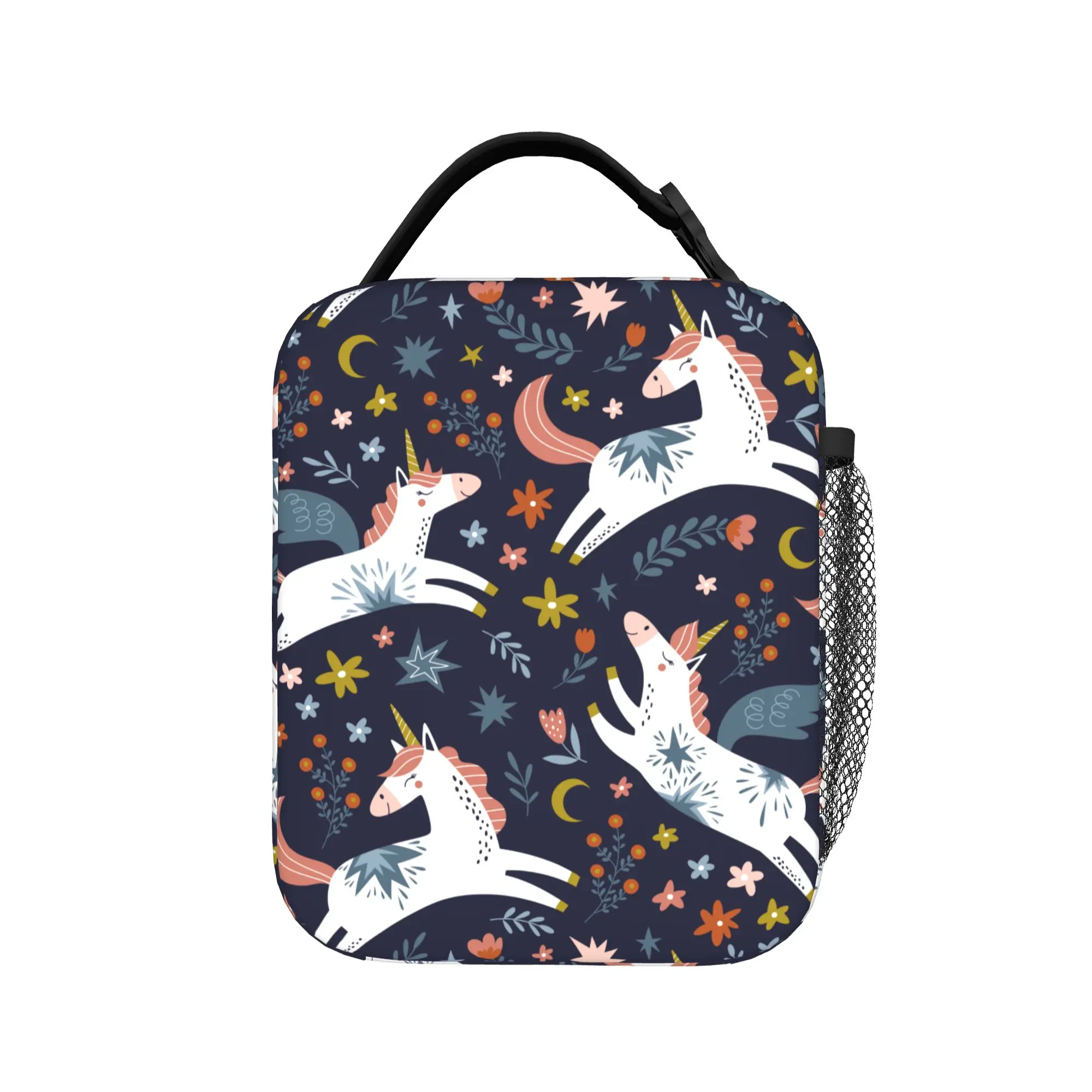 Cartoon Cute Unicorn Thermal Insulated Lunch Bag for Travel  Portable Food Bag Container Thermal Cooler Lunch Boxes