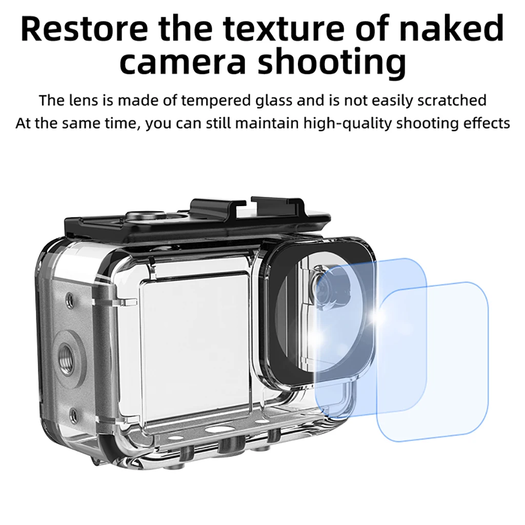 Подводный водонепроницаемый чехол 45 м, защитный чехол для дайвинга и плавания для DJI OSMO Action 3 4 5, аксессуары для спортивной камеры