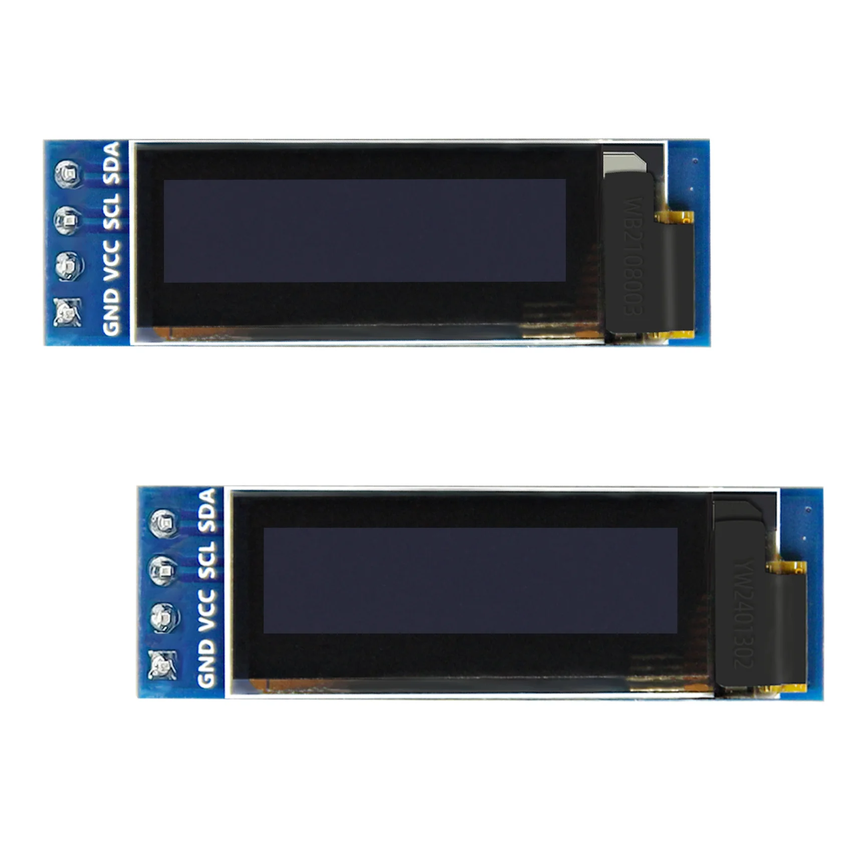 0,91 inch 128x32 IIC I2C OLED-displaymodule Wit/blauw SSD1306 OLED LCD-scherm voor Arduino