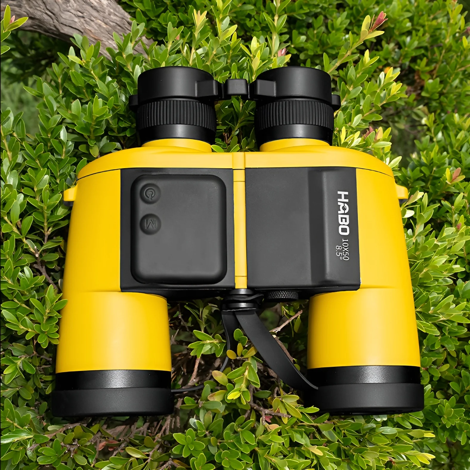 تلسكوب احترافي 10X50 مع نطاق ليزر للصيد في الهواء الطلق عالي الدقة مقاوم للماء BAK4