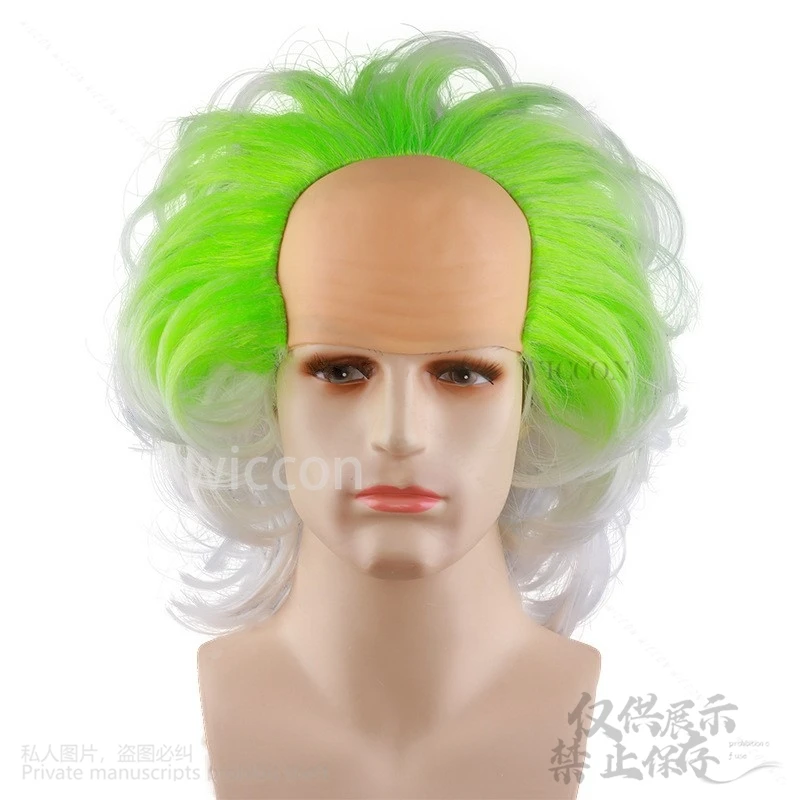 بيتلي العروس ليديا ديتز شعر مستعار تأثيري الجدة العالم السفلي نصف أصلع الرجل العجوز وتتسابق دعوى مهرج شعر مستعار لجميع القديسين القوطية كوس