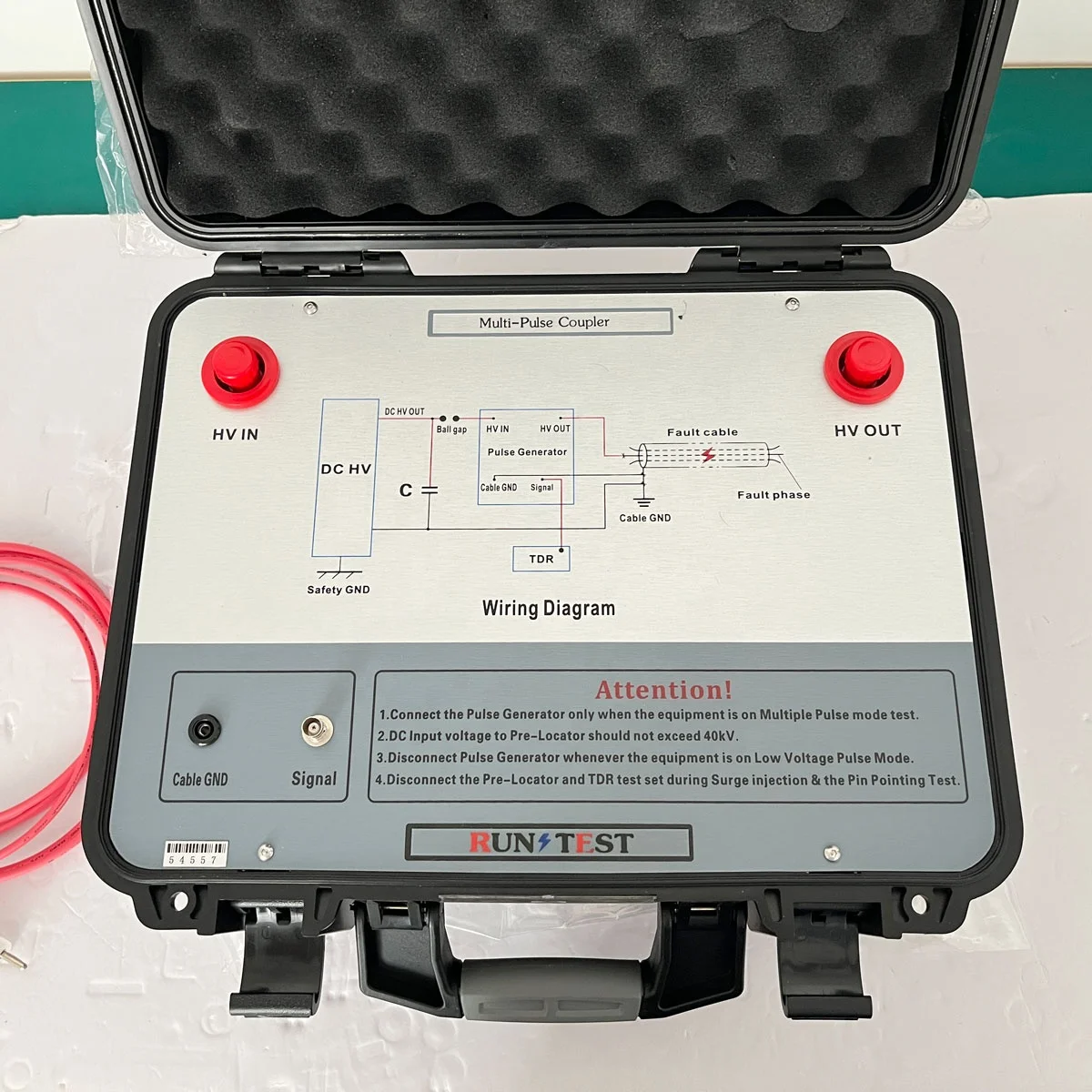 Underground Precision Pipe and Electrical Live Cable Fault Locator Detector power system underground cable Analyzer