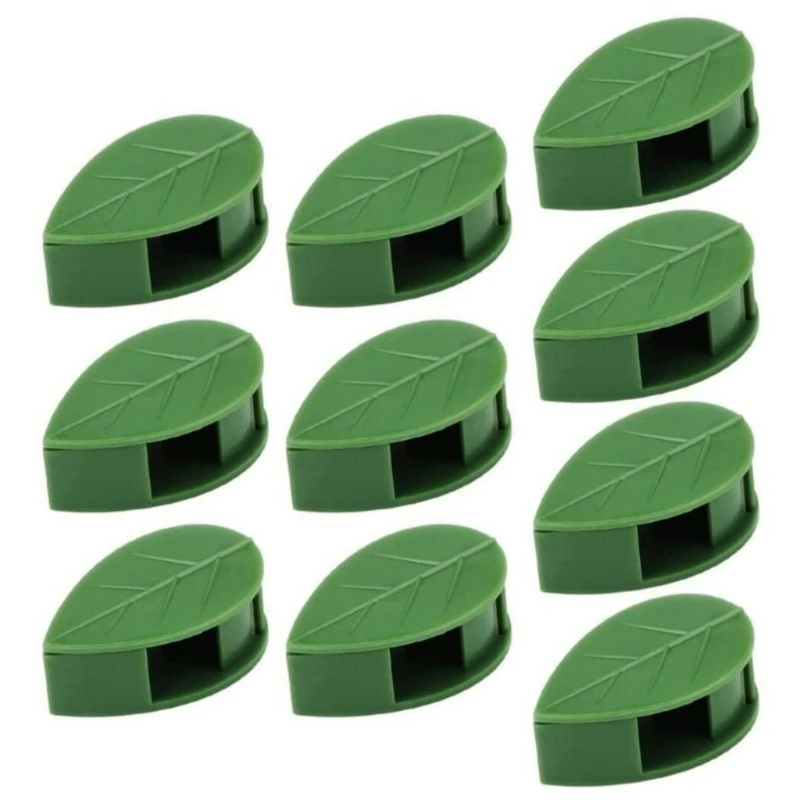 

10Pcs Plant Climbing Wall Fixture Clips Rattan Vine Fixed Self-Adhesive Hook Invisible Garden Binding Clip Wall Sticky