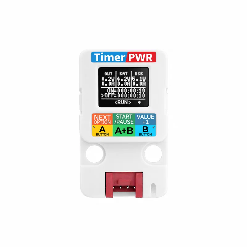 Official M5Stack TimerPWR Unit Low-Power Smart Power Supply Unit with Power Management and Timing Control