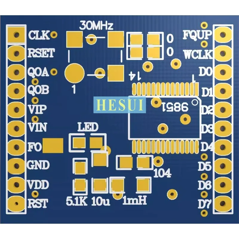 AD9851 DDS module signal source digital direct frequency synthesizer