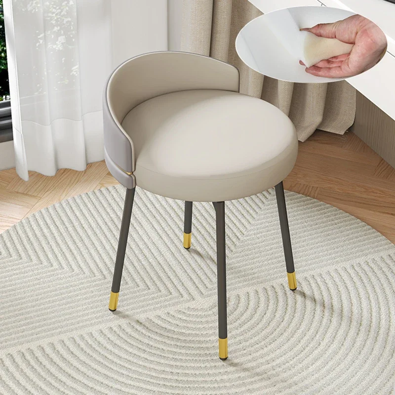 Modern Stool Programmer Ultralight Legs Metal Vanity Modern Stool Kitchen Dresser Chair Living Room Tabouret Garden Furniture