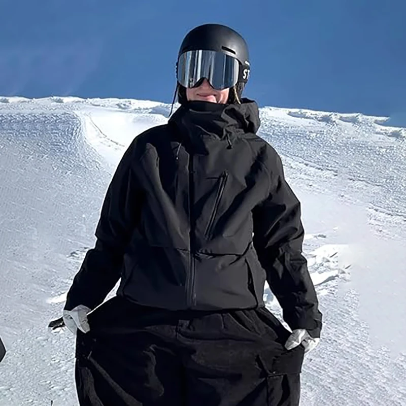 

2026 New Men's Snowboarding Jacket Breathable Adult Waterproof Skiing Coats Winter Snow Insulated Windproof Jackets Outdoor Warm