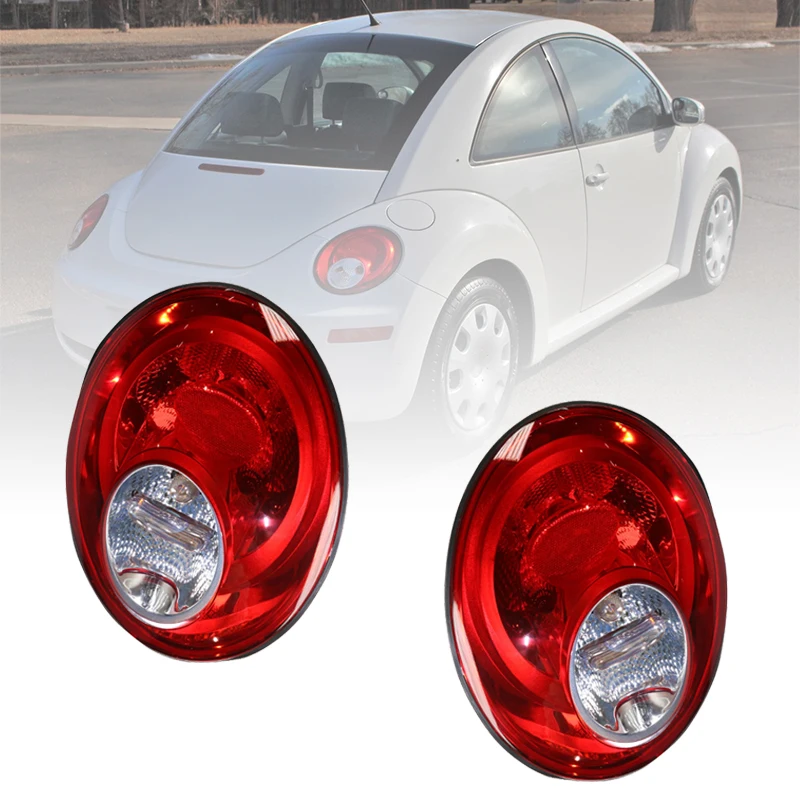 For VW Beetle 2006 2007 2008 2009 2010 2011 2012 Car Rear Tail Light Tail Lamp Taillights Brake Light Taillamp With No Bulbs