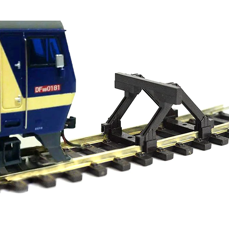 Spoorwegbuffer Stop Modelschaal 1:87 Ho Trein Weerstand Spoor Bumper Pomp Gebouw Diorama Scène Accessoires