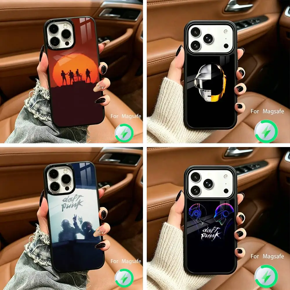 

Music D-Daft Punk For IPhone17 16 15 14 13 12 11 Plus Pro Max Plus Wireless Charger Phone Case