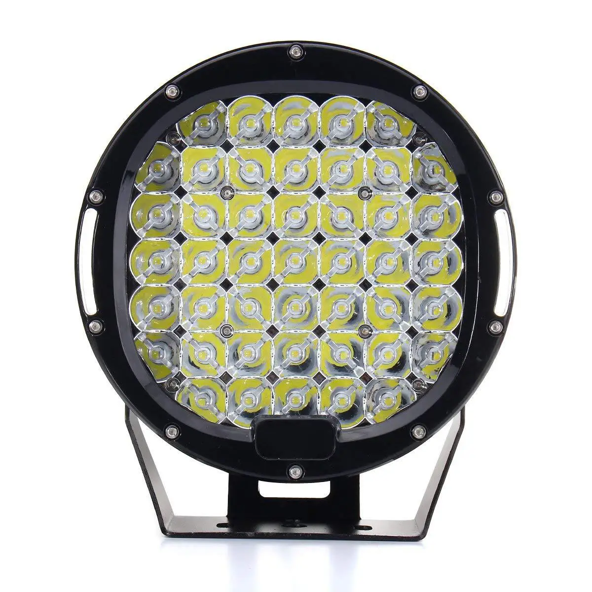 

PC Black 9 inch Spotlight Round Worklight 32LED 96W 9-32V 6000K IP67