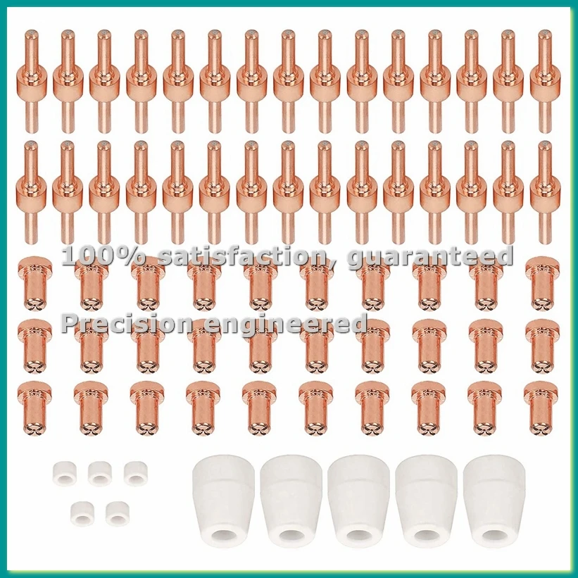 70Pcs Plasma Cutting Consumables for Cutting Torch PT31 Plasma Cutter Cutting Torch Consumables-A14I