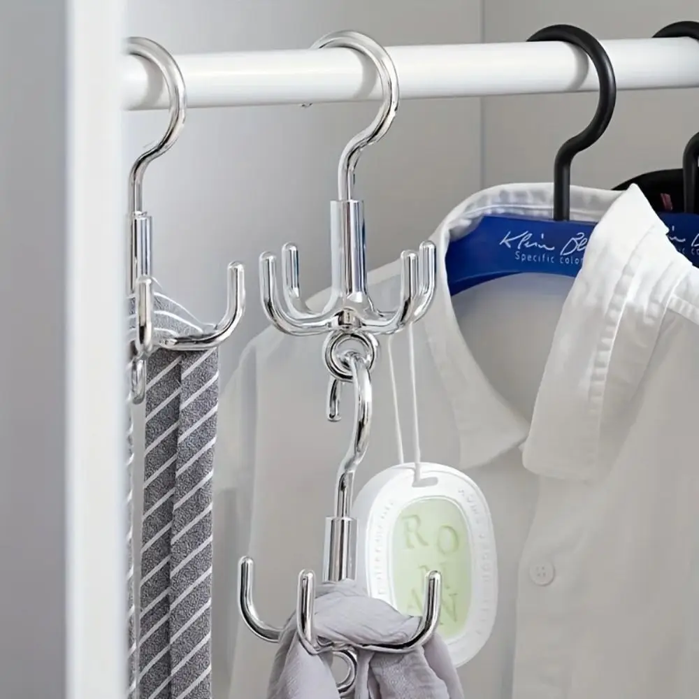 الهدايا الدورية 4-مخلب خطاف ملابس الفضاء إنقاذ لكمة الحرة الدورية خطاطيف ملابس متعددة الوظائف شماعة معطف #6