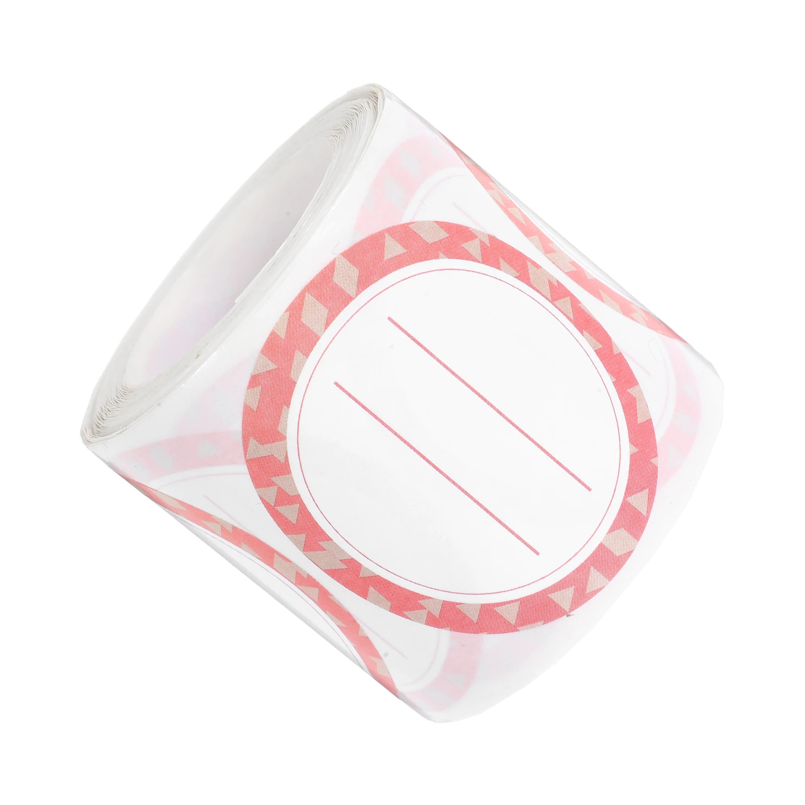 

2 Blank Labels for Glass Jars Red Removable Multipurpose Label Sticker Writable Stickers Storage Canister Labels