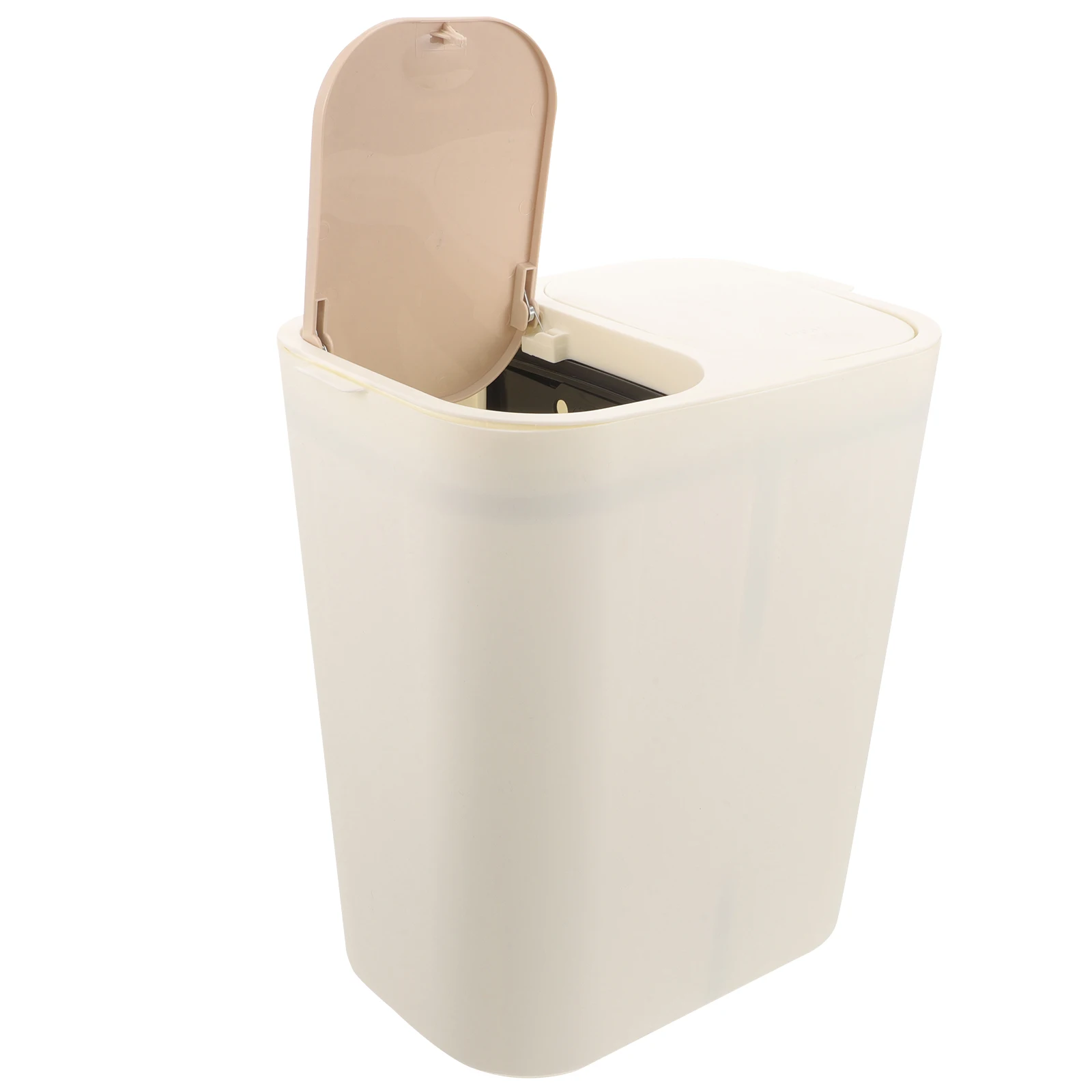 

Double Layer Trash Can Home Garbage Bin Wet Dry Separator Kitchen Office Bedroom Plastic Waste Container Large Capacity Coffee