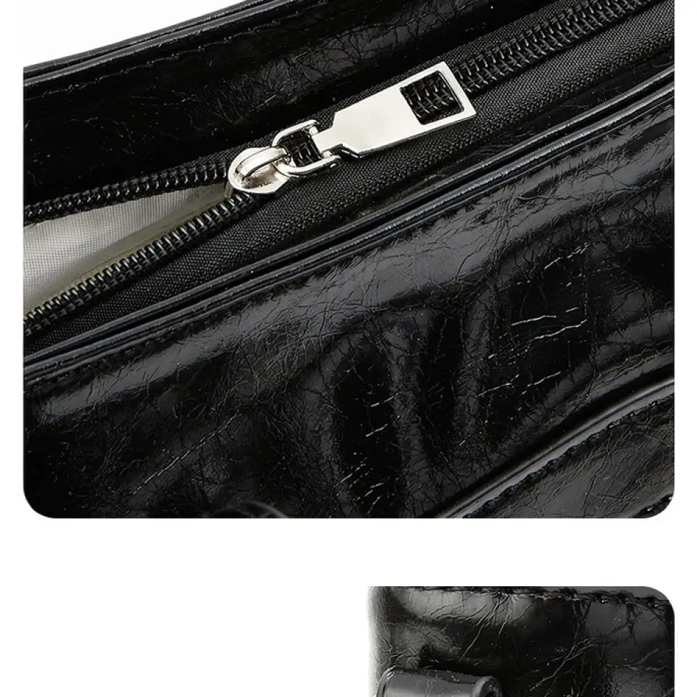 For For Anmuu Fashion Tote Bag Women Large Capacity Pu Leather Handbag Motorcycle Style Streetwear Shoulder Crossbody