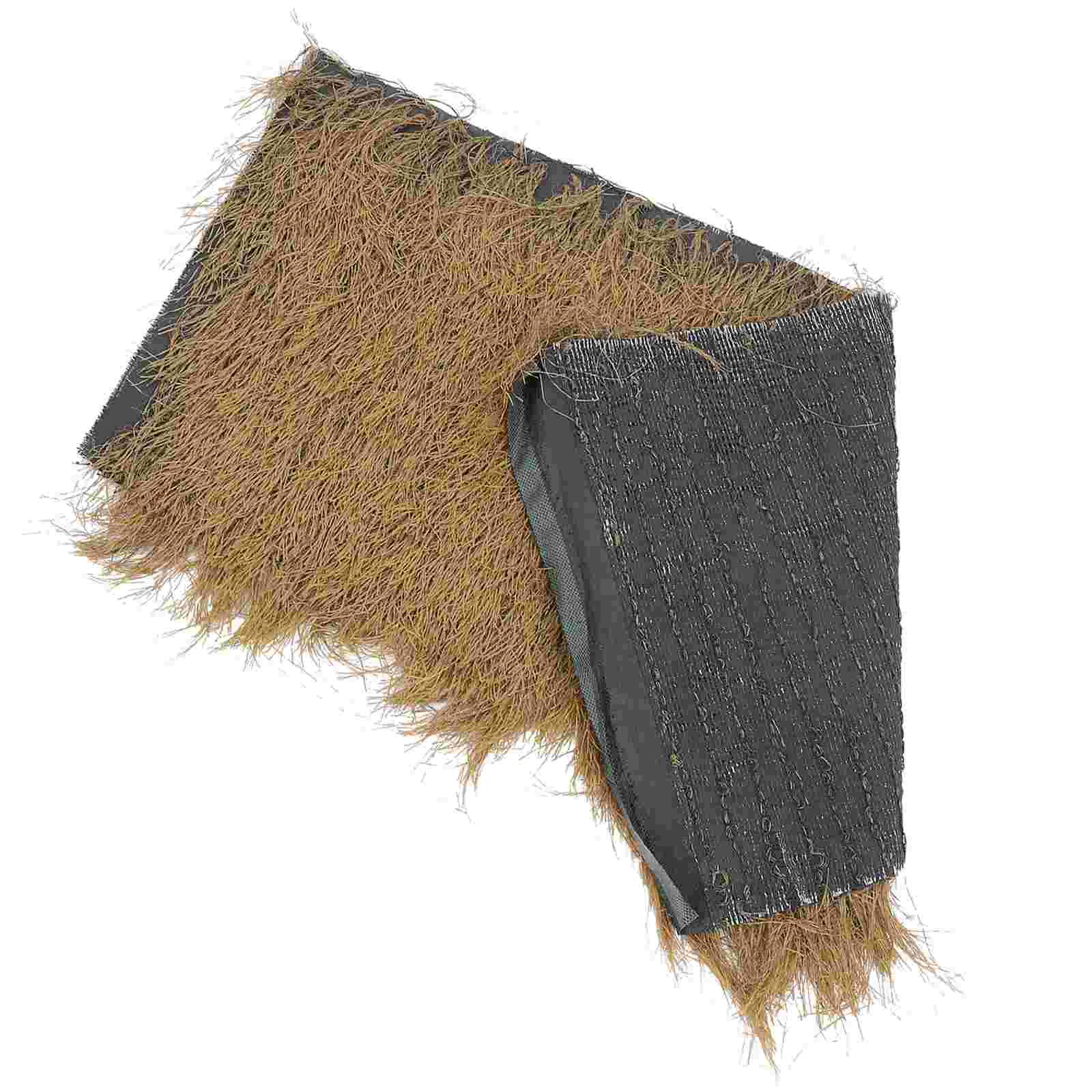 Landscaping Thatch Roof Decor Simulation Cover Outdoor Artificial Roofing Lifelike Straw