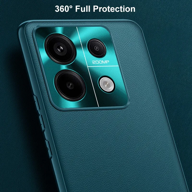 Luxury PU Leather Case For Xiaomi Redmi Note 13 Pro+ 5G Cover Matte Silicone Protection Phone Case For Redmi Note 13 Pro Plus