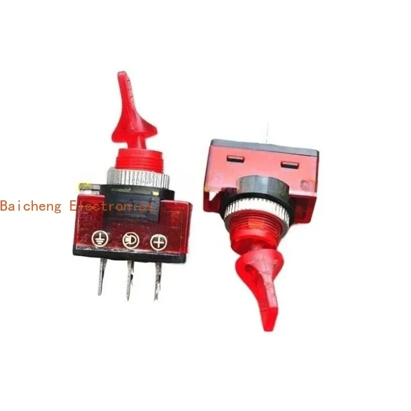 10PCS Brand new with red light, 2nd gear, 3-foot toggle, power supply, rocker arm, shake arm switch