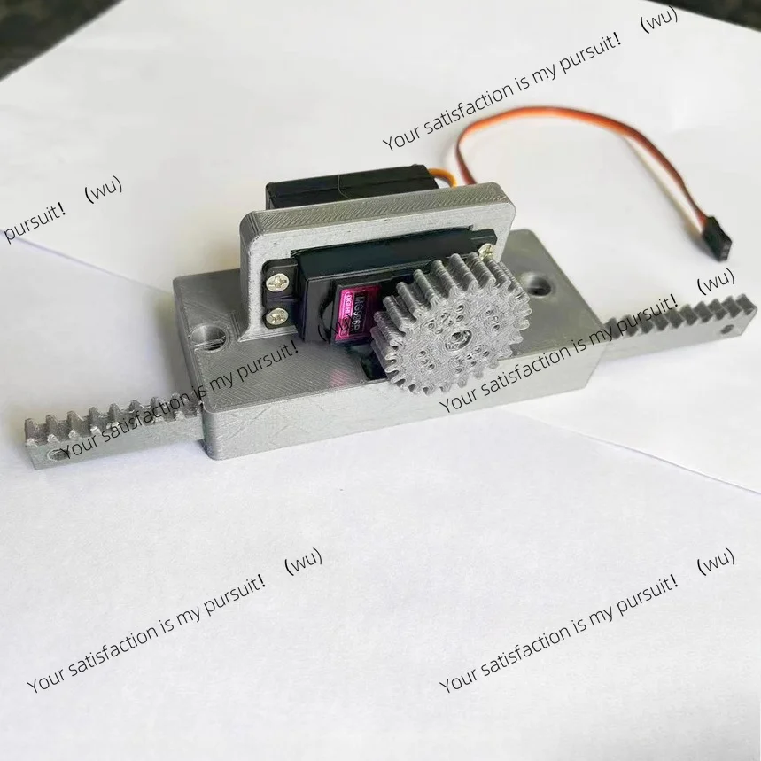 MG996 servo push rod device propulsion rack 3D printing