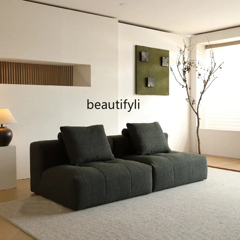 

Y48 Italian minimalist designer module sofa retro fabric sofa living room sofa