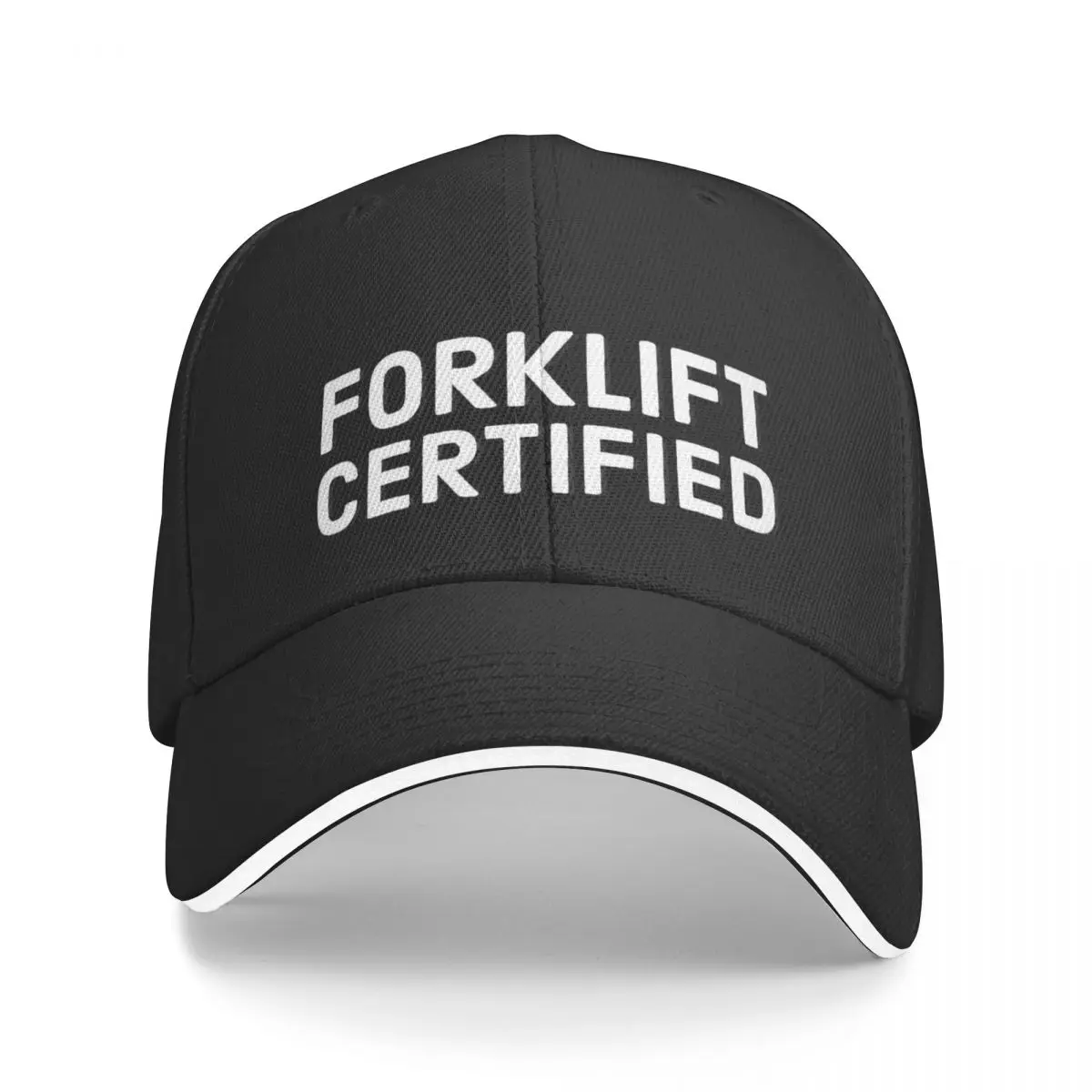 Forklift Certified Funny Trucker Construction Work Driver Operator Cap baseball cap hats baseball Winter man cap Women's