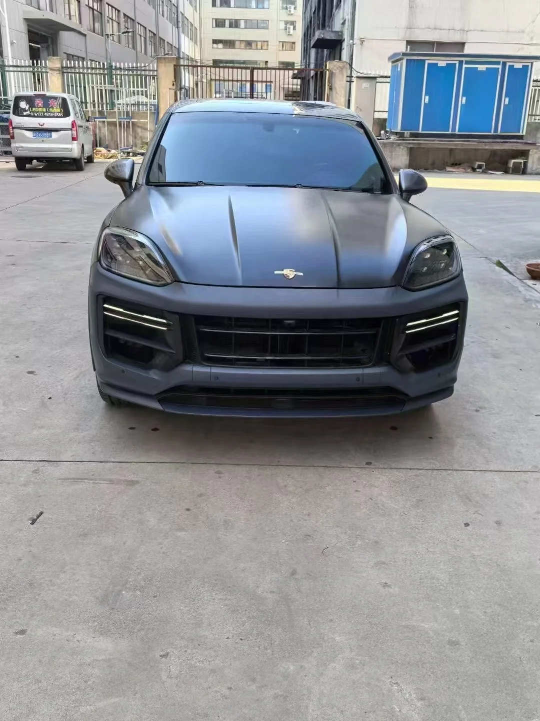 Für 2011–2018 Porsche Cayenne 958.1 958.2 Upgrade 2025, Stoßstangen-Set, Matrix-LED-Scheinwerfer, LED-Rücklichter, hohe Qualität, 1 bis 1 Form