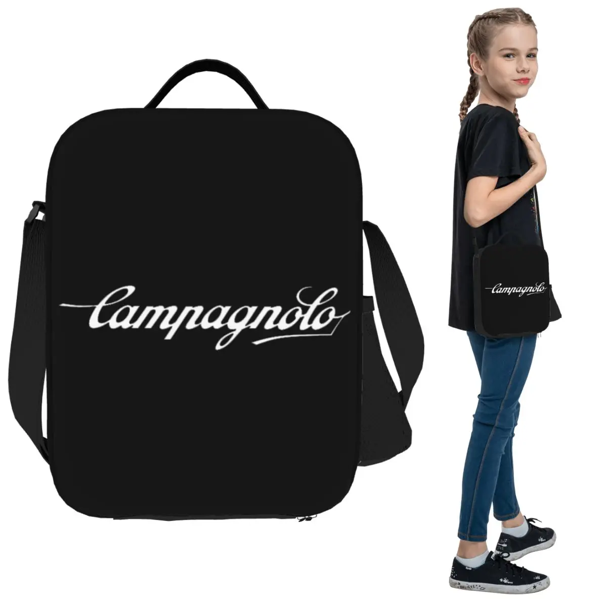 

Campagnolo Изолированная сумка для обеда для женщин Офисный холодильник Термальная коробка для еды Tote Герметичные коробки для завтрака Контейнер