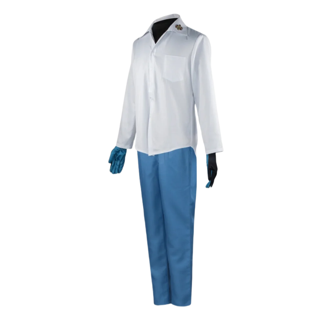 Snow Cosplay Costumes SK8 Anime School Uniform Halloween Celebration Men High School Student  White Skirt  and Blue Pants