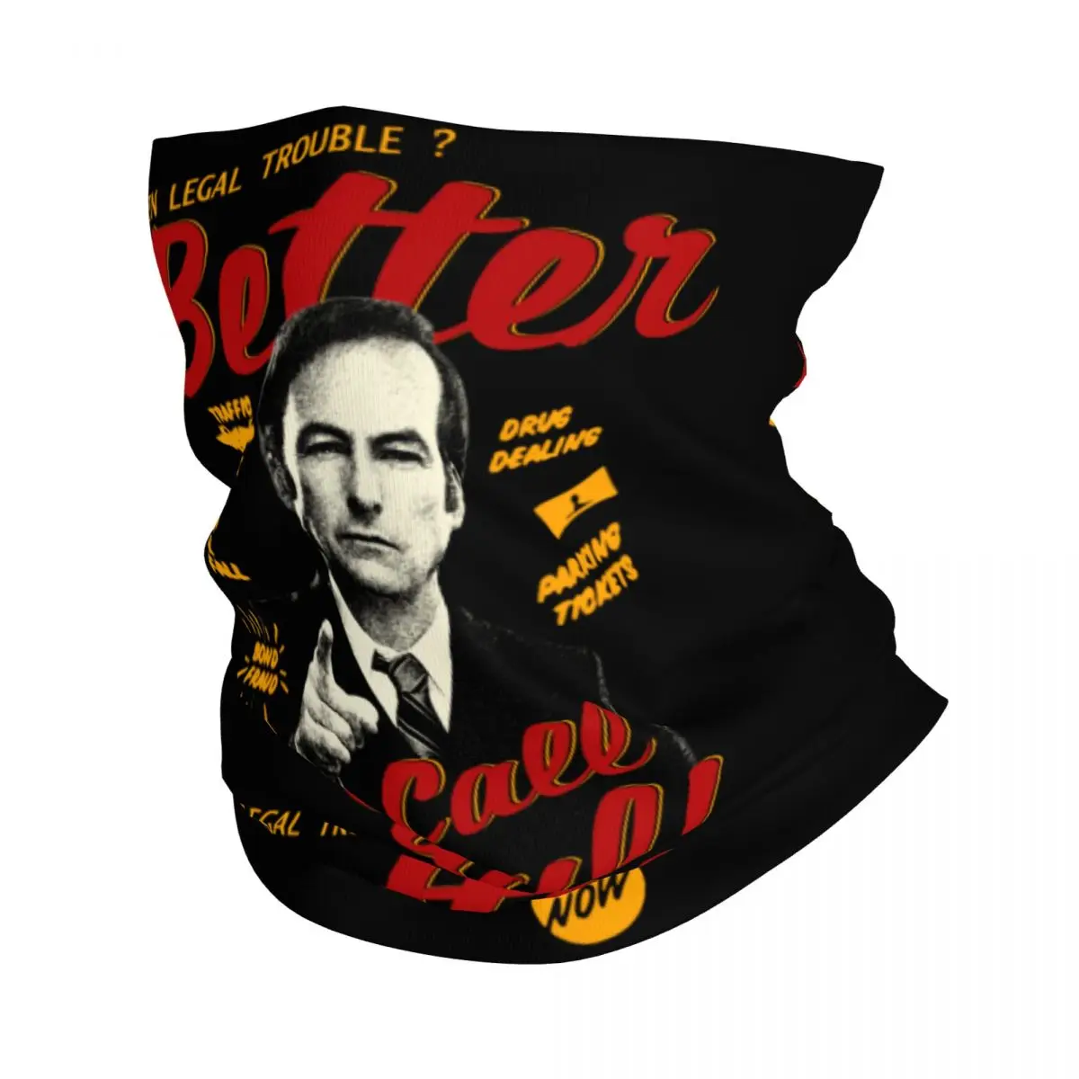 Better Call Saul Neck Gaiter Men Women UV Face Shield Winter Saul Goodman Bandana Scarf for Ski