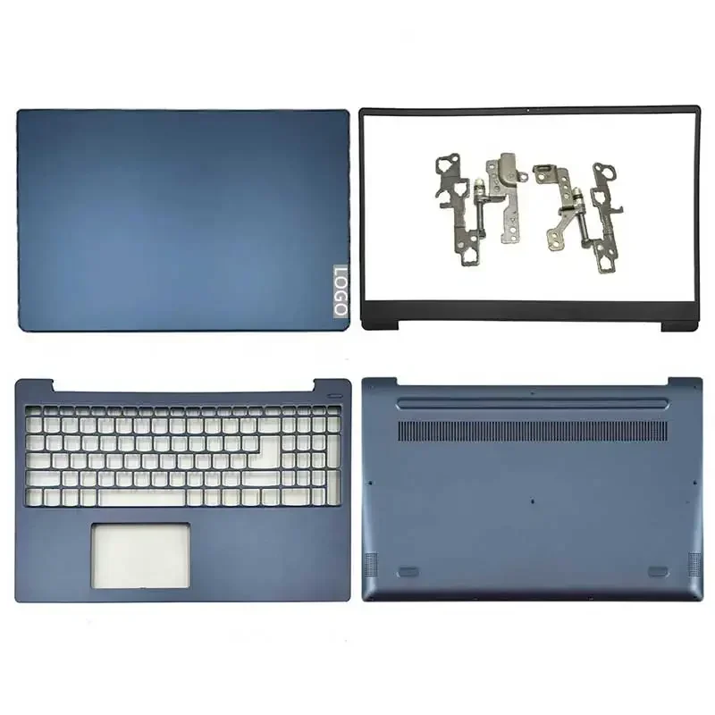 Imagem -02 - para Lenovo Ideapad 330s15 330s-15ikb 330s-15isk 7000-15 Lcd Capa Traseira Moldura Frontal Palmrest Case Inferior Dobradiças Dobradiça Capa Novo