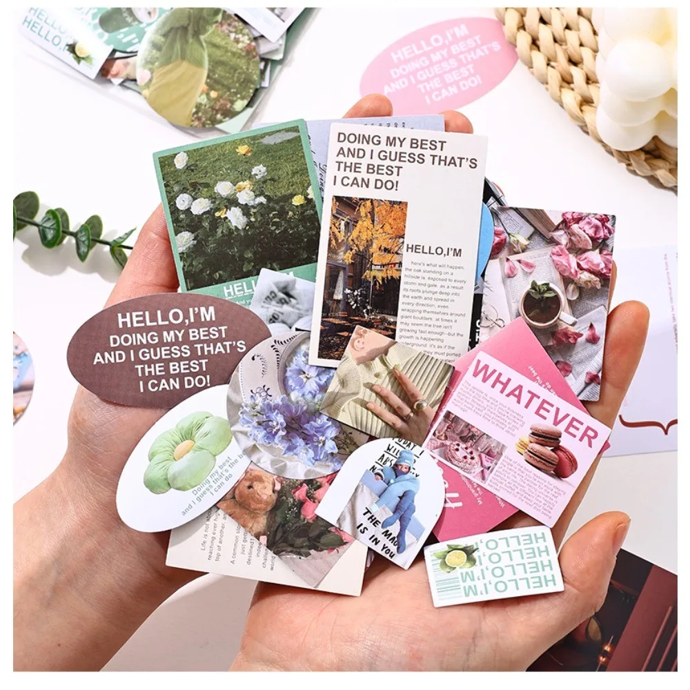 Four Seasons Series Sticker Pack 46 Pieces Stickers for DIY Crafts Holiday Embellishment Golden Memory Stickers Store