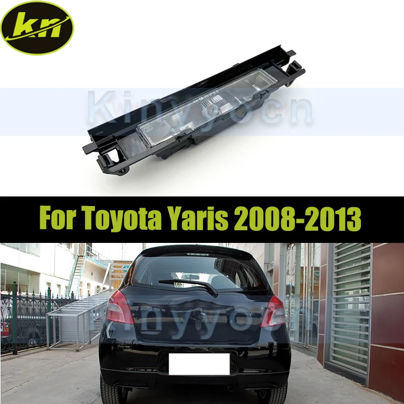 

Задний фонарь заднего номерного знака автомобиля для Toyota Yaris 2008-2013, лампа заднего номерного знака