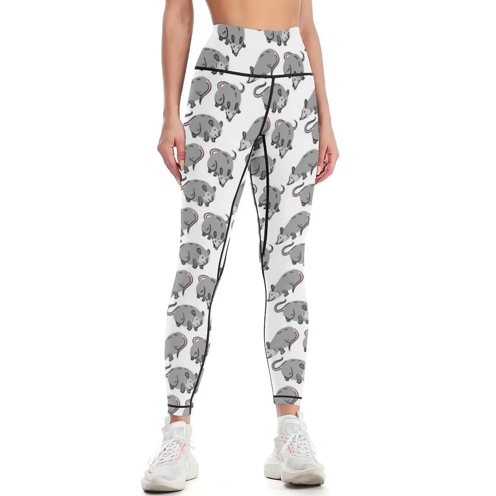 

Blobby Possum - Minimalist Possum Design Leggings Clothing fitness jogging pants gym's clothing Women's pants Womens Leggings