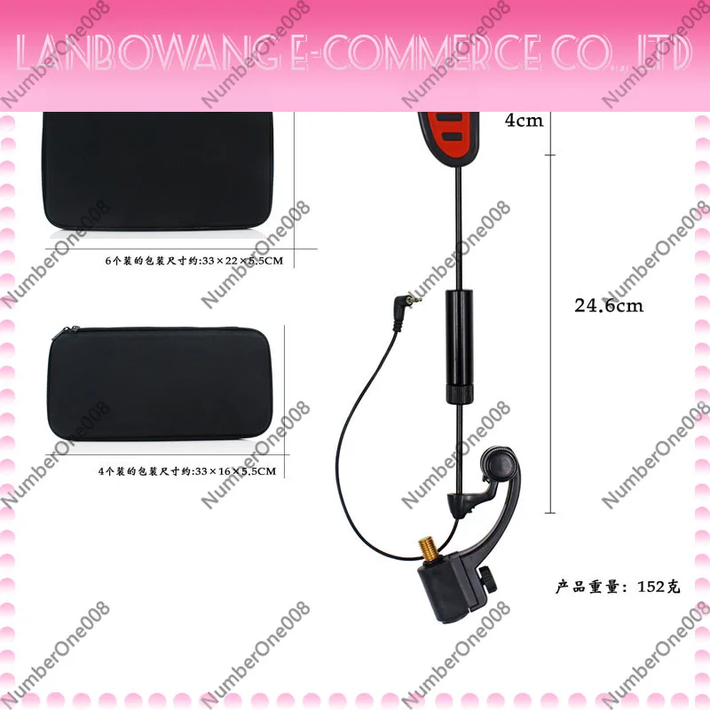Cross-Border Flat Clamp Hard Rod Flash Swinger JY-SW-23TS European Carp Fishing Bite Alarm Component
