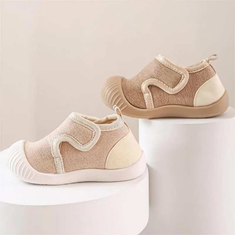 Winter Autumn Toddler Baby Soft Sole Plush Multiple Color Walking Shoes With Anti-Skid Outdoor Casual Kids Shoes Sneakers