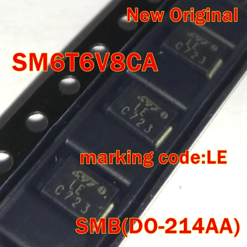 1Pcs to 500Pcs Sm6T6V8Ca Smb(Do-214Aa) New Original Marking Code:Le Surface Mount Transient Voltage Suppressor