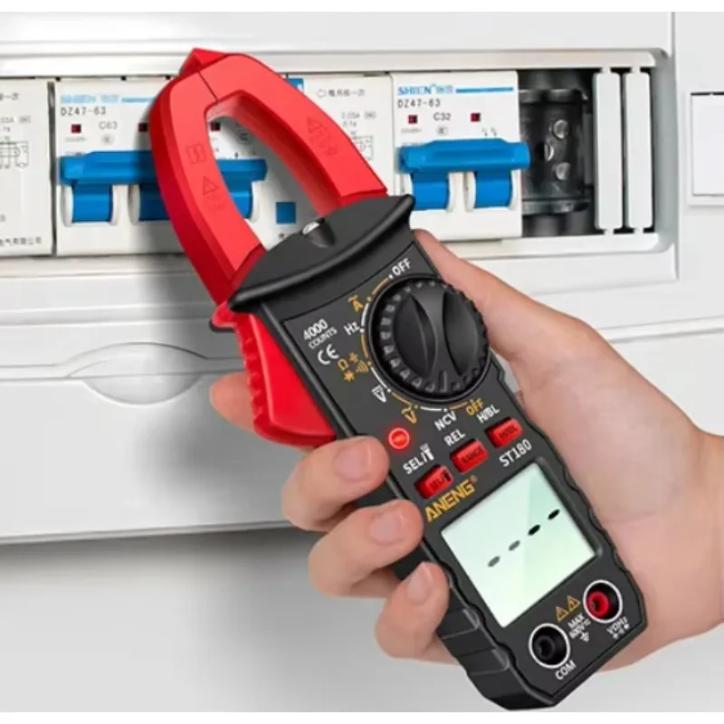 

ST180 4000 отсчетов цифровой мультиметр переменного тока клещи амперметр тестер напряжения автомобильный усилитель Гц емкость NCV инструмент