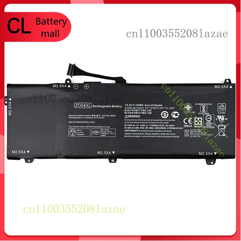 

ZO04XL Battery for HP ZBook Studio G3 G4 808396-421 808450-001 HSTNN-CS8C