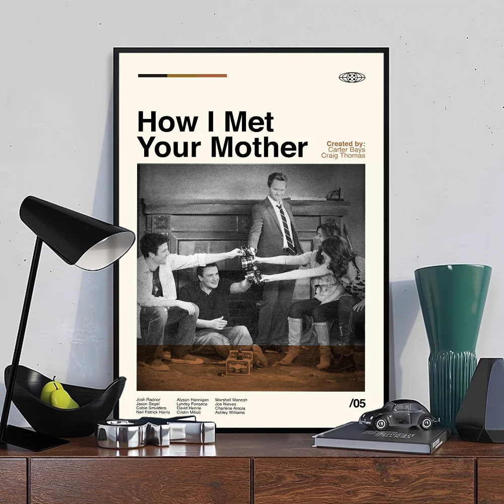 How I Met Your Mother Classic Movie Posters Vintage Room Bar Cafe Decor Nordic Home Decor