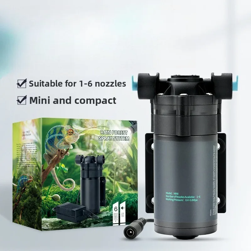 Ecological spray humidification system and plant nozzle fine atomization spraying equipment