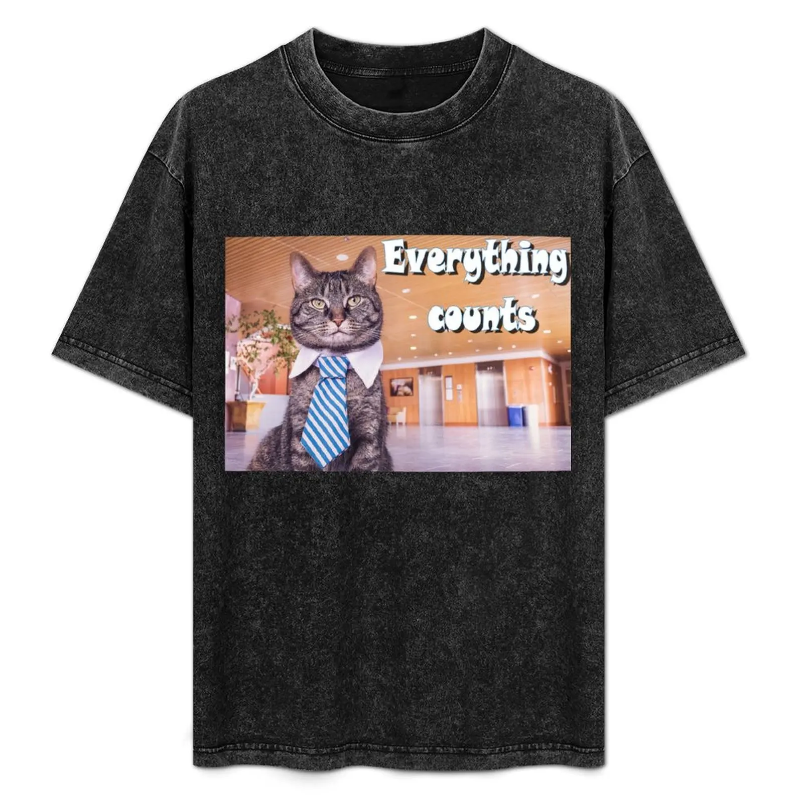 

Everything counts T-Shirt Big Size Loose Fit Tee Shirt