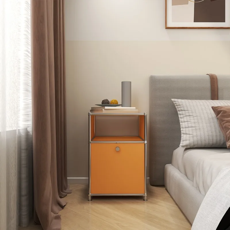 Creative wrought iron USM module cabinet custom medieval stainless steel module combination household
