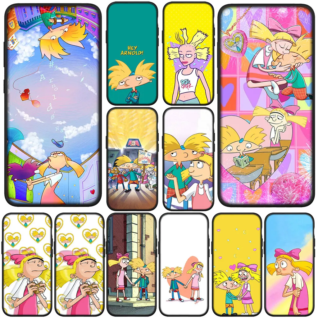Чехол для телефона с аниме-дизайном S-Special Art Hey A-Arnold для Samsung Galaxy S25 S24 S23 FE Ultra Plus S7 Edge A05 A06 A16 A55 A15 A35
