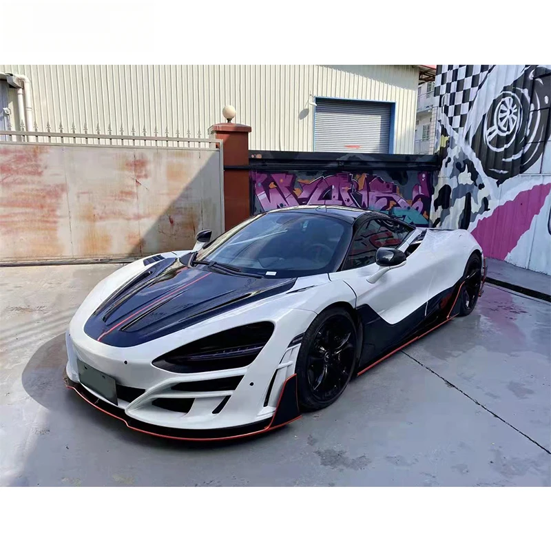Suitable for 720S, New Arrival MSY Style Dry Carbon Fiber Body Kit, Including Front Bumper, Hood, Rear Bumper, Diffuser & Lip