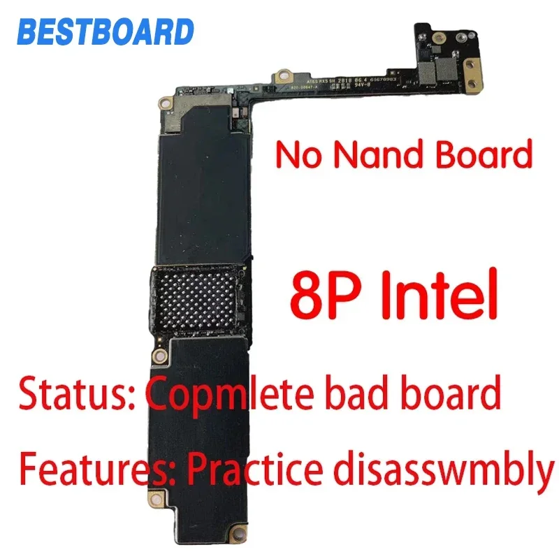 No Nand Bad Motherboard For iPhone 8 Plus 8 7 6SP 6S 6G 7P Board Disassembly Parts Mainboard Practice Withdrawal IC Repair Skill